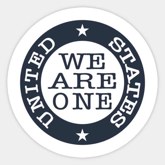 We are One Sticker by stayfrostybro